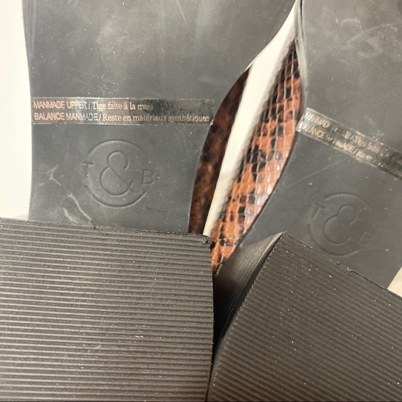 New! Treasure and Bond Farrah Studded Snakeskin Faux Leather Bootie 5 1/2 - Picture 15 of 16